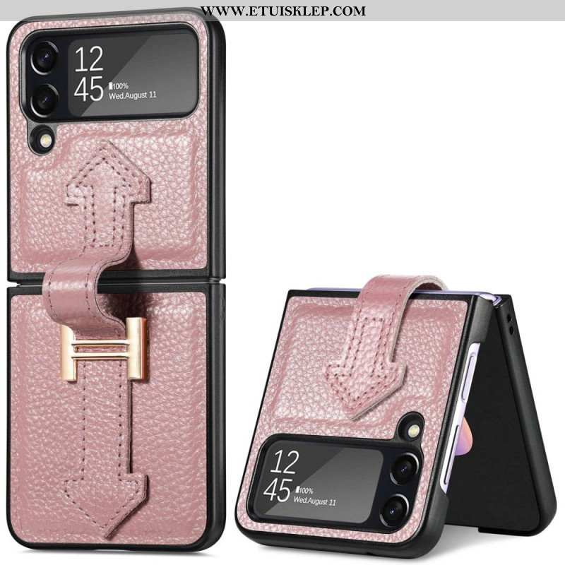 Etui do Samsung Galaxy Z Flip 4 Etui Folio Skóra I Amulety